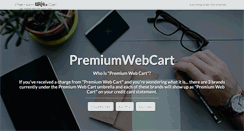 Desktop Screenshot of premiumwebcart.com