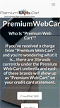 Mobile Screenshot of premiumwebcart.com